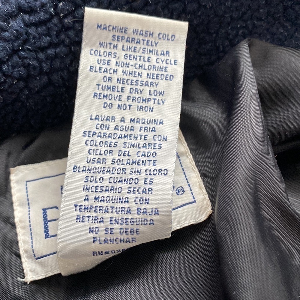 Vintage Basic Editions Full Zip Fleece Winter Snowflake Jacket Size XL - Picture 4 of 4